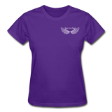 Brother Amazing Angel - Sister of an Angel Gildan Ultra Cotton Ladies T-Shirt - purple