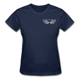 Brother Amazing Angel - Sister of an Angel Gildan Ultra Cotton Ladies T-Shirt - navy