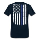 Daddy Batman Protector Hero Men's Premium T-Shirt - deep navy