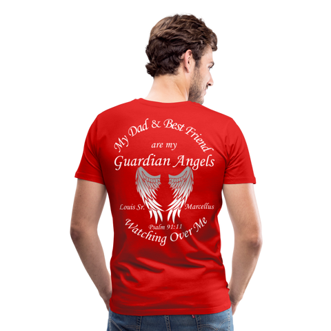 Louis Sr And Marcellus Final Men's Premium T-Shirt - red