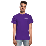 Brother Amazing Angel Sister of An Angel Gildan Ultra Cotton Adult T-Shirt - purple