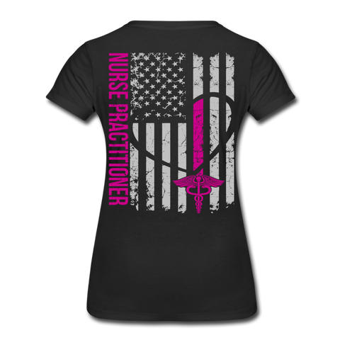 Sara Nurse Practitioner Women’s Premium T-Shirt - black