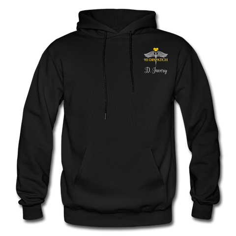 D. Javery Gildan Heavy Blend Adult Hoodie - black