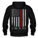 Craig Firefighter Gildan Heavy Blend Adult Hoodie - black