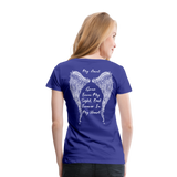 My Aunt Gone From Sight Women’s Premium T-Shirt (CK1603) - royal blue