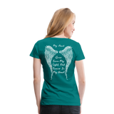 My Aunt Gone From Sight Women’s Premium T-Shirt (CK1603) - teal