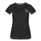 RN Nurse Flag Women’s Premium T-Shirt (No Name On Front) - black