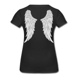 Angle Wings Women’s Premium T-Shirt - black
