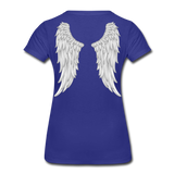 Angle Wings Women’s Premium T-Shirt - royal blue