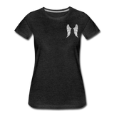 Dad My Guardian Angel Women’s Premium T-Shirt (CK4120) - charcoal gray