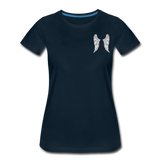 Dad My Guardian Angel Women’s Premium T-Shirt (CK4120) - deep navy