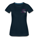 ED Emergency Nurse Flag Women’s Premium T-Shirt - deep navy
