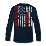Tish ER Nurse Men's Premium Long Sleeve T-Shirt - deep navy