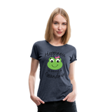 Happiness is being a Grandma Women’s Premium T-Shirt - heather blue