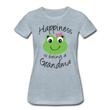 Happiness is being a Grandma Women’s Premium T-Shirt - heather ice blue