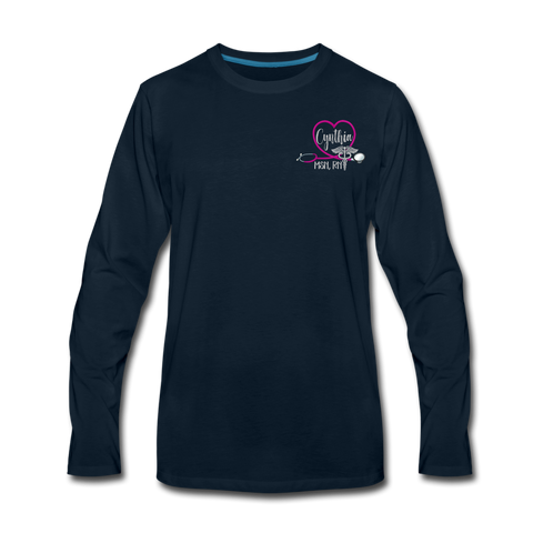 Cynthia MSN, RN Men's Premium Long Sleeve T-Shirt - deep navy