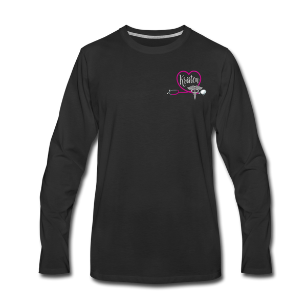 Kristen Emergency Nurse Men's Premium Long Sleeve T-Shirt - black