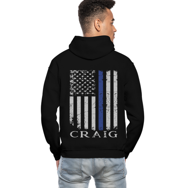 Craig Police Gildan Heavy Blend Adult Hoodie - black