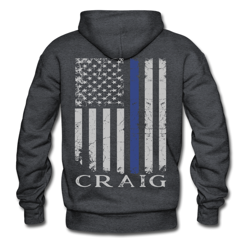 Craig Police Gildan Heavy Blend Adult Hoodie - charcoal gray