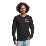 DELRAY Men's Premium Long Sleeve T-Shirt - black