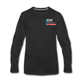DELRAY Men's Premium Long Sleeve T-Shirt - black