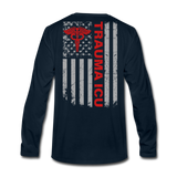 DELRAY Men's Premium Long Sleeve T-Shirt - deep navy