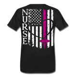 Nurse Flag Men's Premium T-Shirt (CK3903) - black