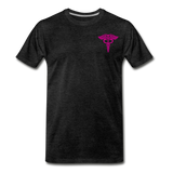 Nurse Flag Men's Premium T-Shirt (CK3903) - charcoal gray