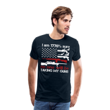 I Am 1776 Percent Sure Men's Premium T-Shirt (CK4132) - deep navy