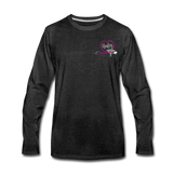 Hailey ER Nurse Flag Men's Premium Long Sleeve T-Shirt - charcoal gray