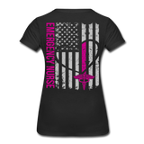 Julie Nurse Flag Women’s Premium T-Shirt JB - black