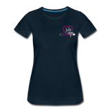Julie Nurse Flag Women’s Premium T-Shirt JB - deep navy