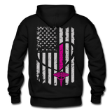 Nurse Flag Gildan Heavy Blend Adult Hoodie (CK1311) - black