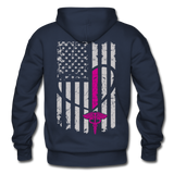 Nurse Flag Gildan Heavy Blend Adult Hoodie (CK1311) - navy