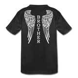 Brother Angel Wings Kids' Premium T-Shirt - black