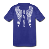 Brother Angel Wings Kids' Premium T-Shirt - royal blue