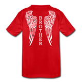 Brother Angel Wings Kids' Premium T-Shirt - red