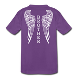 Brother Angel Wings Kids' Premium T-Shirt - purple