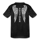 Brother Angel Wings Kids' Premium T-Shirt - charcoal gray