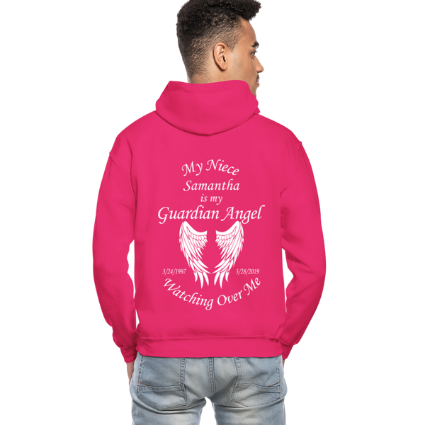 My niece Samantha Gildan Heavy Blend Adult Hoodie - fuchsia
