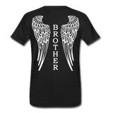 Brother Angel Wings Men's Premium T-Shirt - No Dates - black