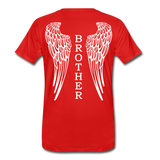 Brother Angel Wings Men's Premium T-Shirt - No Dates - red