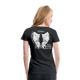 Sister Guardian Angel Women’s Premium T-Shirt (CK1484) - black