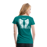 Sister Guardian Angel Women’s Premium T-Shirt (CK1484) - teal