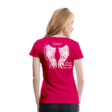 Sister Guardian Angel Women’s Premium T-Shirt (CK1484) - dark pink