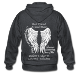 Robert J. Skor Jr. Gildan Heavy Blend Adult Zip Hoodie - deep heather