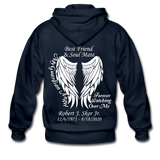 Robert J. Skor Jr. Gildan Heavy Blend Adult Zip Hoodie - navy