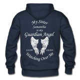 Sister Samantha 3/24/1997 - 3/28/2019 Gildan Heavy Blend Adult Hoodie - navy
