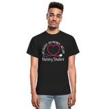No Sleep No Money No Life Nursing Student Gildan Ultra Cotton Adult T-Shirt - black