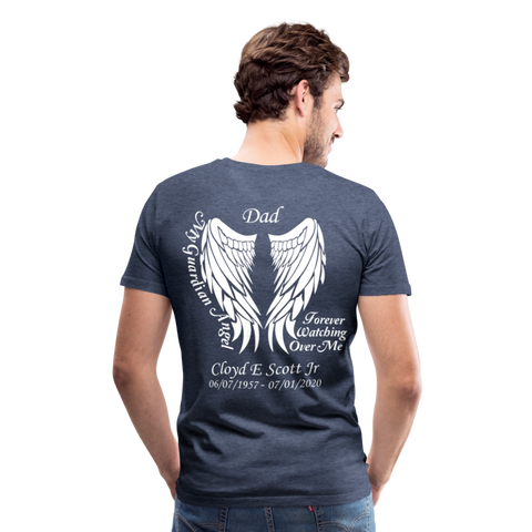 Cloyd E Scott Jr  Men's Premium T-Shirt - heather blue